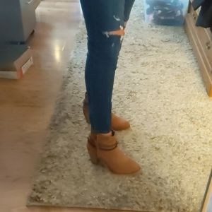 EUC! Cognac booties.